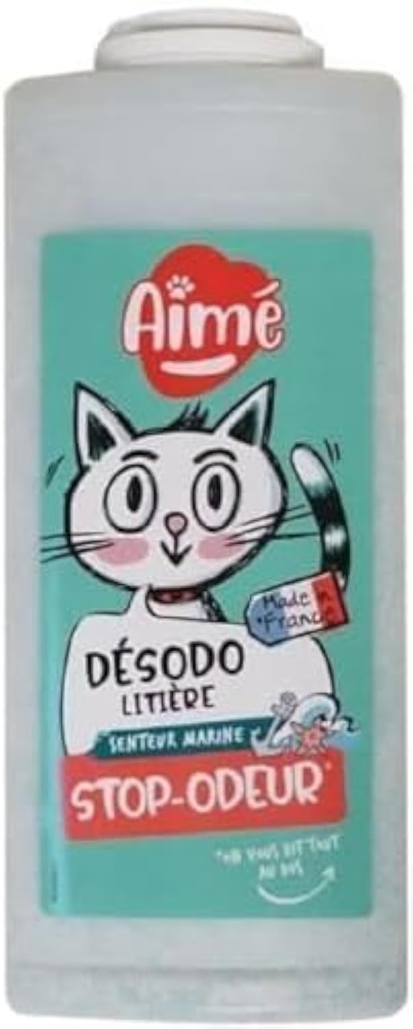 Aim Aime Cat Litter Deodoriser, Marine Fresh, 0.7 L.
