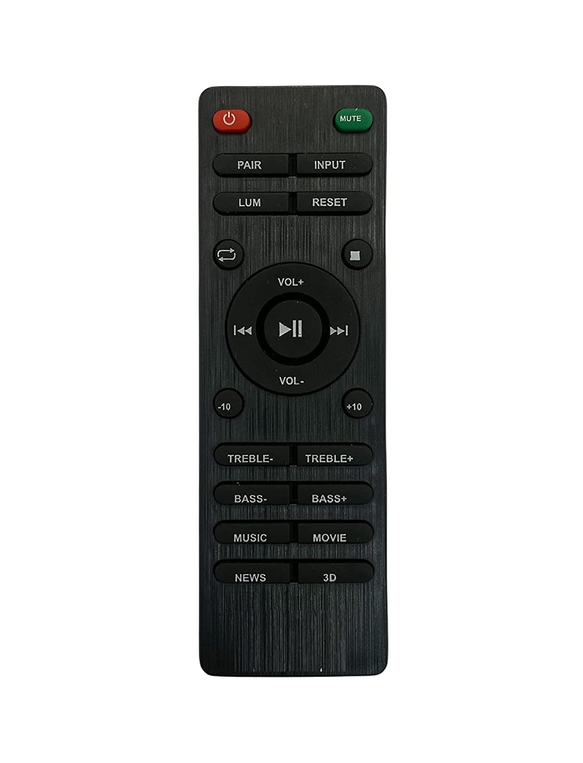 KOLD FIRE Remote Compatible with Boat SOUNDBAR Remote (Please Match The Image with Your Old Remote) (2.1 Channel) (Black)
