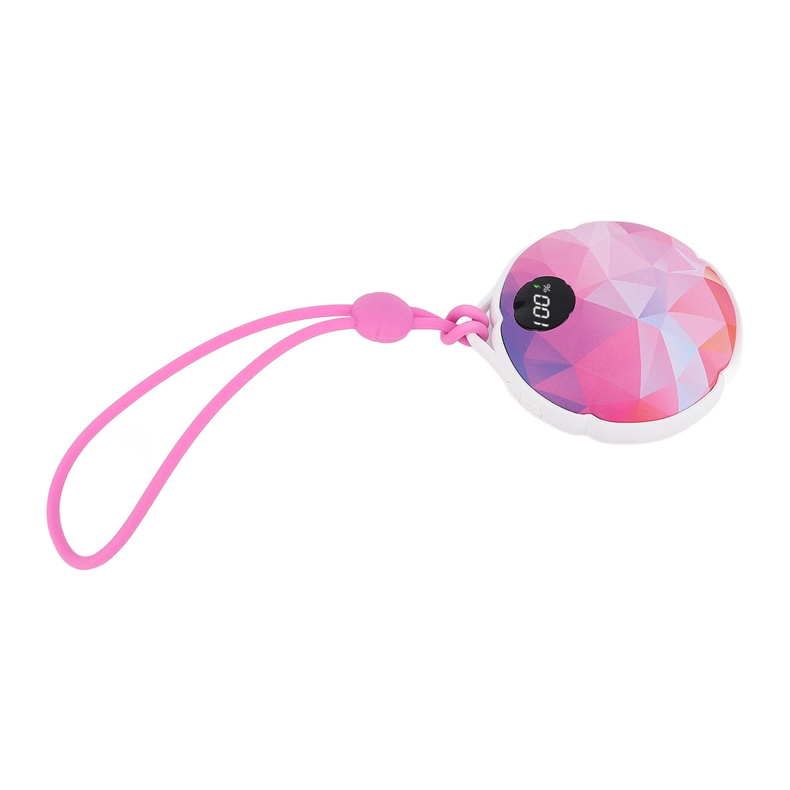 Chauffe-Mains Suspendu à 3 Niveaux de Chauffage, 4000 mAh, Rechargeable, Portable, avec Affichage numérique LED Lumineux, pour Camping en Plein air, Cadeaux de Noël