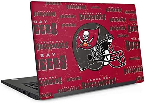 Skinit Decal Laptop Skin Compatible with Latitude 5420 - Officially Licensed NFL Tampa Bay Buccaneers - Blast Design