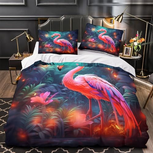 Parure de lit hypoallergénique poisson 3D housse de couette zip