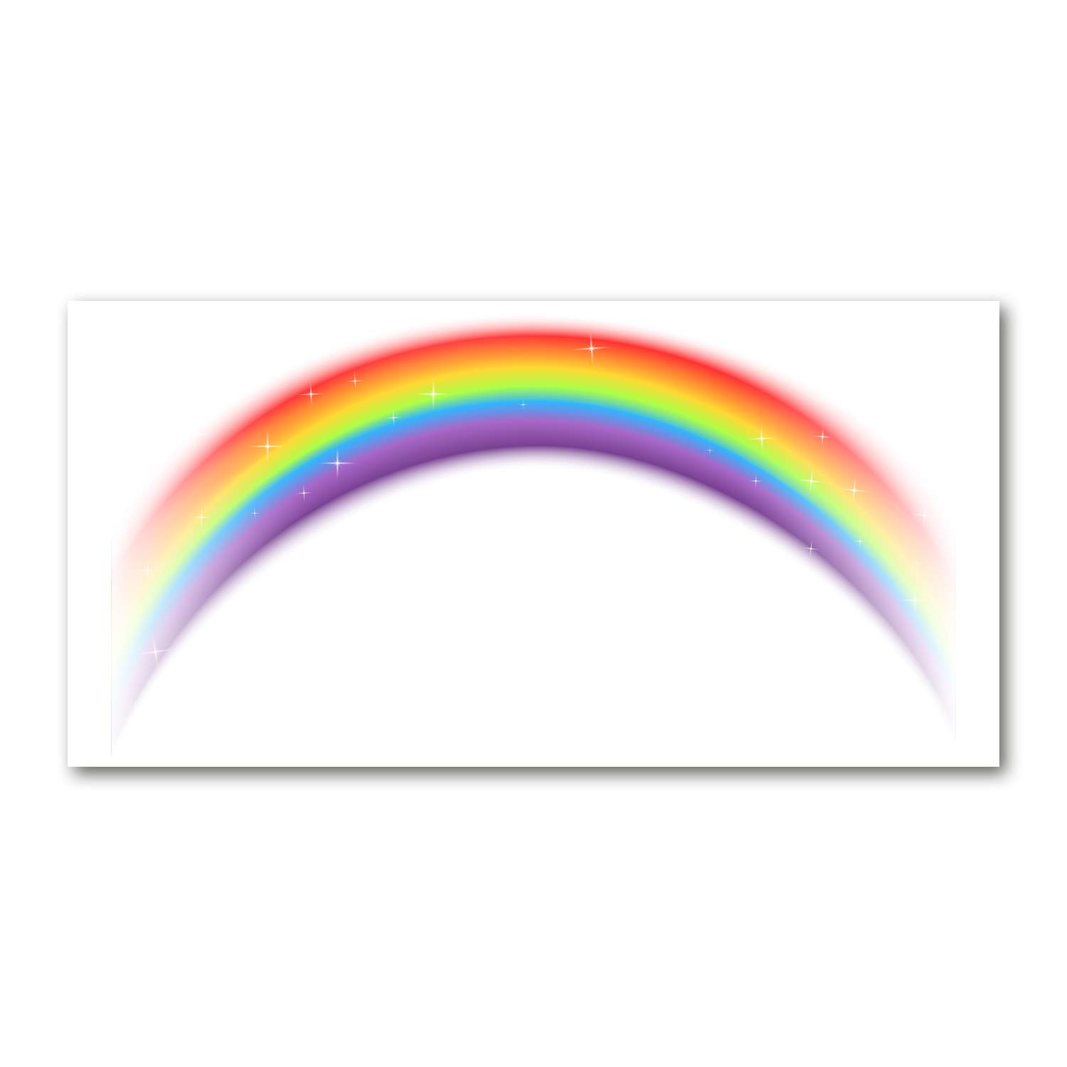 Image arc-en-ciel Tulup 140x70cm pour illuminer votre salon avec un tableau acrylique
