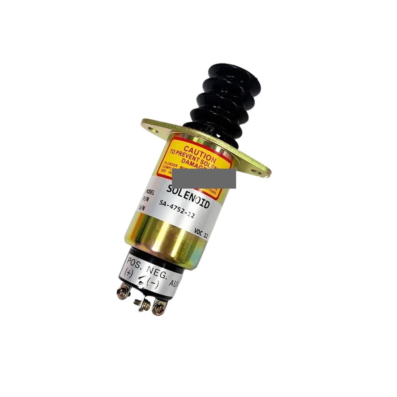 Pabzoineid SA475212 12V Power Solenoid Valve SA-4752-12 2003-12S7U1B2A Excavator Spare Parts