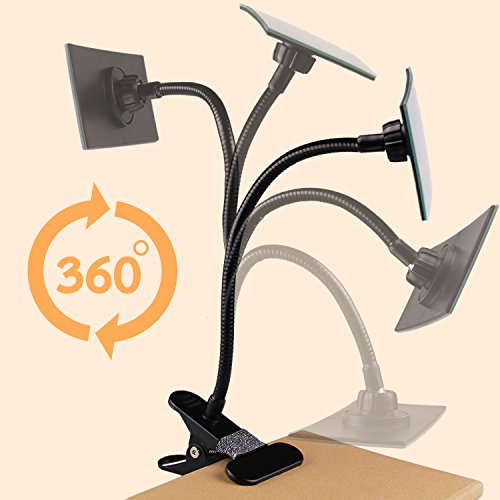 Gosear Clip On Security Mirror,Computer Rearview HD Mirror,Clip On Cubicle Mirror for Personal Safety and Security Desk Rear View Monitors or Anywhere (6.69" 2.95" Rectangle)