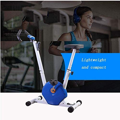 Image of 2 in1 Folding Exercise Bike Indoor Stationary Bike with Adjustable Magnetic Resistance Home Bicycle Magnetic Control Ultra-Quiet Indoor Sports Pedal Fitness Bicycle