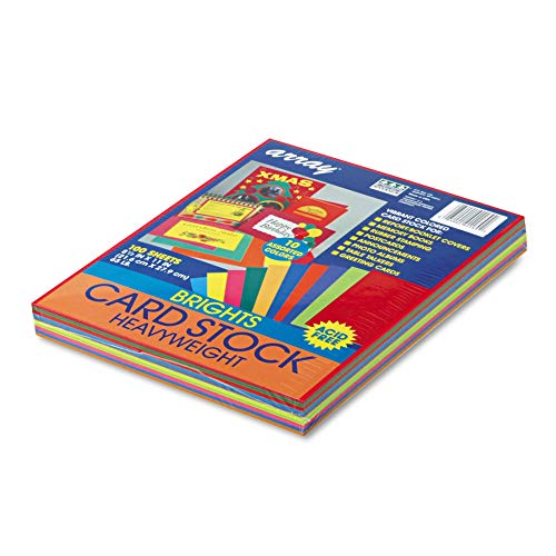 Cartonné couleurs assorties Pacon 101169 papier dessin 100 feuilles