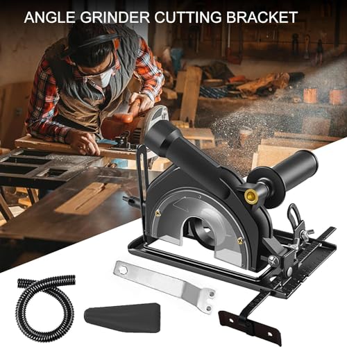Generic 12 Angle Grinder Stand, Adjustable Hand Angle Grinder Converter To Cutter Bracket thumb #5