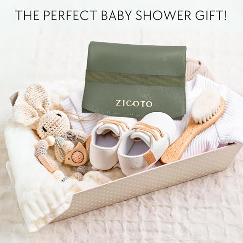 Zicoto ZIC-PORTPAD-SAG_23-142B Beautiful Baby Diaper Changing Mat Made Of Vegan Leather - Soft And Easy To Wipe Changing Pad thumb #3