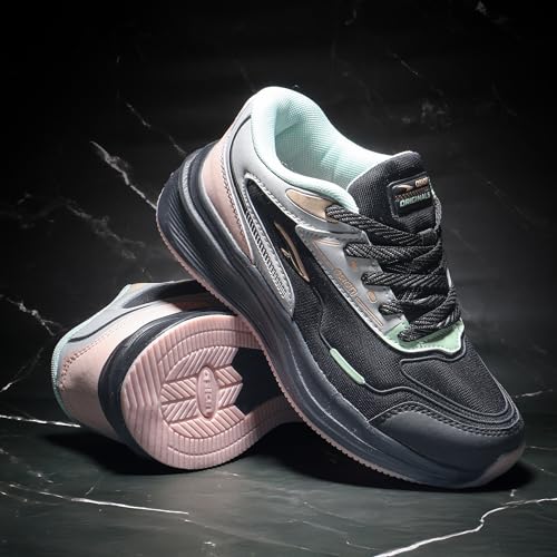 Image of ASIAN Olivia-13 Women's Running Shoes | Knit Mesh Walking Sneakers with Stylish Design, Bouncy Midsole & Steady Outsole | Lightweight Comfort, Travel & Work