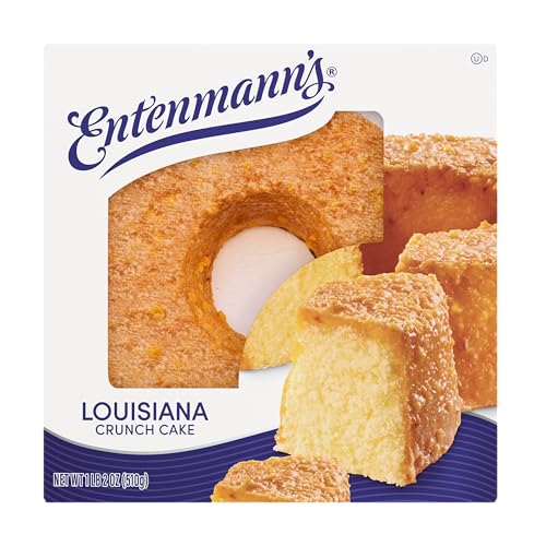 Entenmann's Louisiana Crunch Cake, Toasted Coconut Glazed Yellow Bundt Cake, 18 oz Box