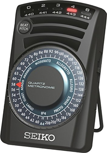 Seiko SQ de 60 Quartz Metronome avec contrôle du volume - Les Beatles, Paul McCartney, John Lennon, RIngo Starr, George Harrison Seiko SQ de 60 Quartz Metronome avec contrôle du volume