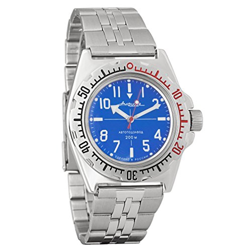 Vostok 2415 de anfibios 110648 Militar ruso reloj mecánico Cover