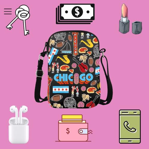 TSOTMO Vacation Souvenir Gift Welcome Family Trip Crossbody Bag Vacation Travel Zipper Pouch Bag3