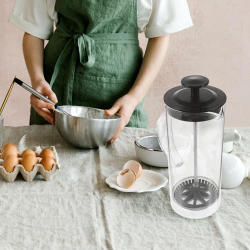 Presse à café simple Ipetboom 480ml avec couvercle en verre transparent