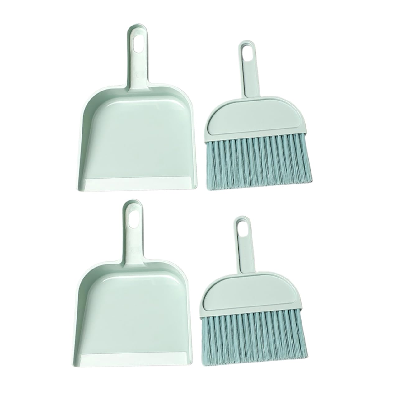 MUSISALY 1Set Mini Broom and Dustpan for Desktop Cleaning Hand Broom Brush for Office Home Car Interior Efficient Dust Pickup with Hanging