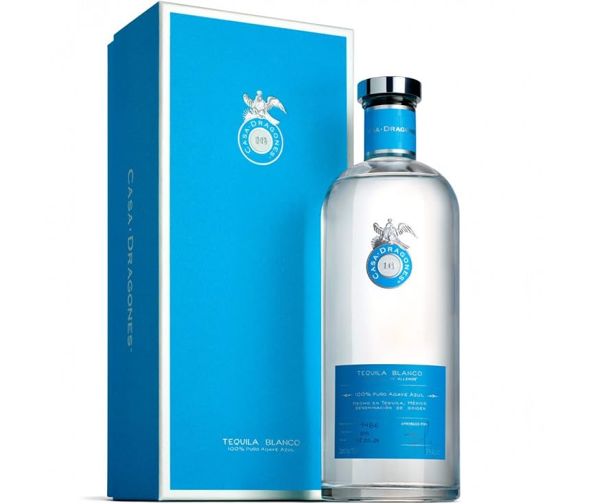 TEQUILA CASA DRAGONES BLANCO 0,7 L