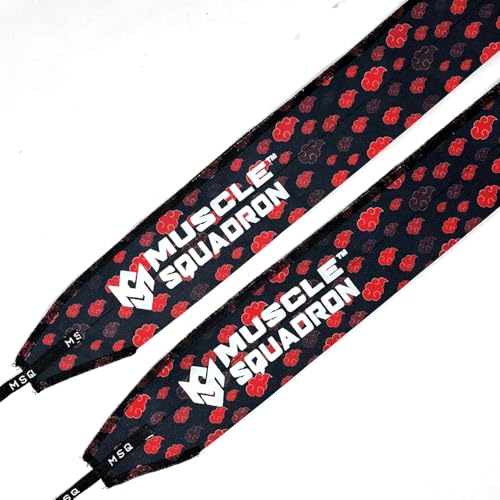 Image of Wrist Wraps for Calisthenics & Weightlifting - Heavy Duty Wrist Support & Stability (Crimson Cloud)