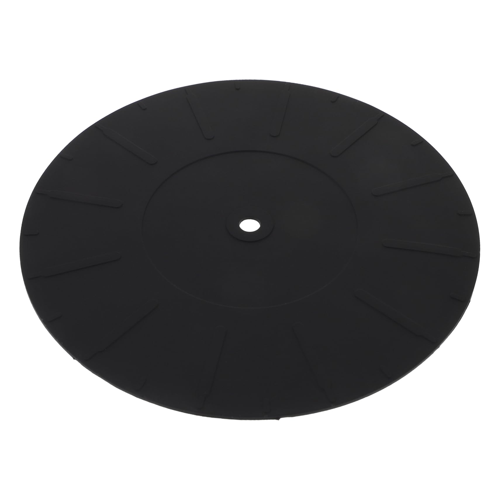 IWOWHERO Vinyl Record Player Silicone Mat Static Turntable Pad for Enhanced Sound Quality Slip Record Mat Lightweight Protective Slipmat for Phonograph Use