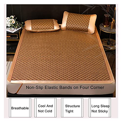 Cama de verão Tapete de dormir Tapete dobrável de vime Tapete de resfriamento Tapete de bambu para c