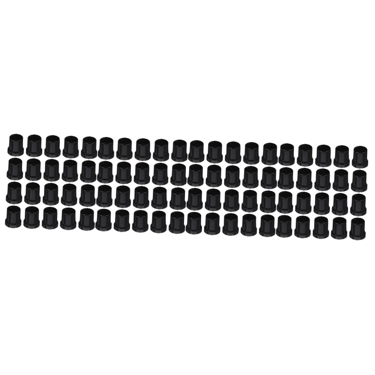 4sets Power Amplifier Knob Bass Adjuster Knob for Amp Speaker Part 20pcs*4