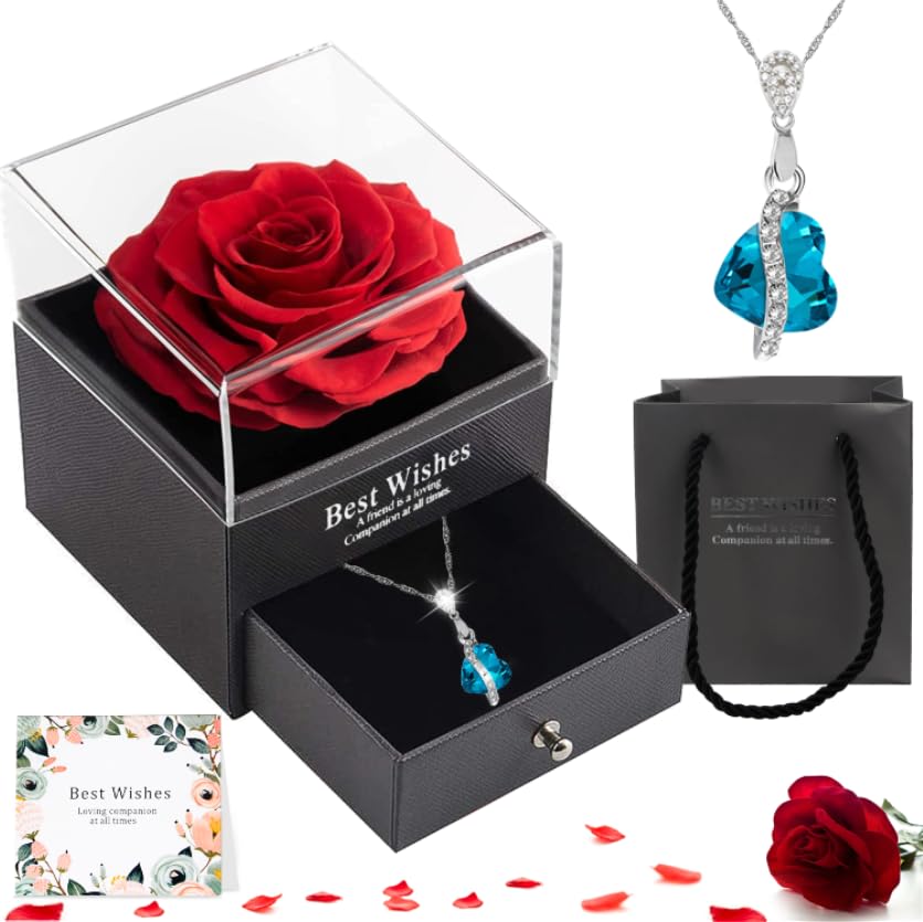 Rose éternelle Premium – Fleur Stabilisée – Plusieurs Couleurs