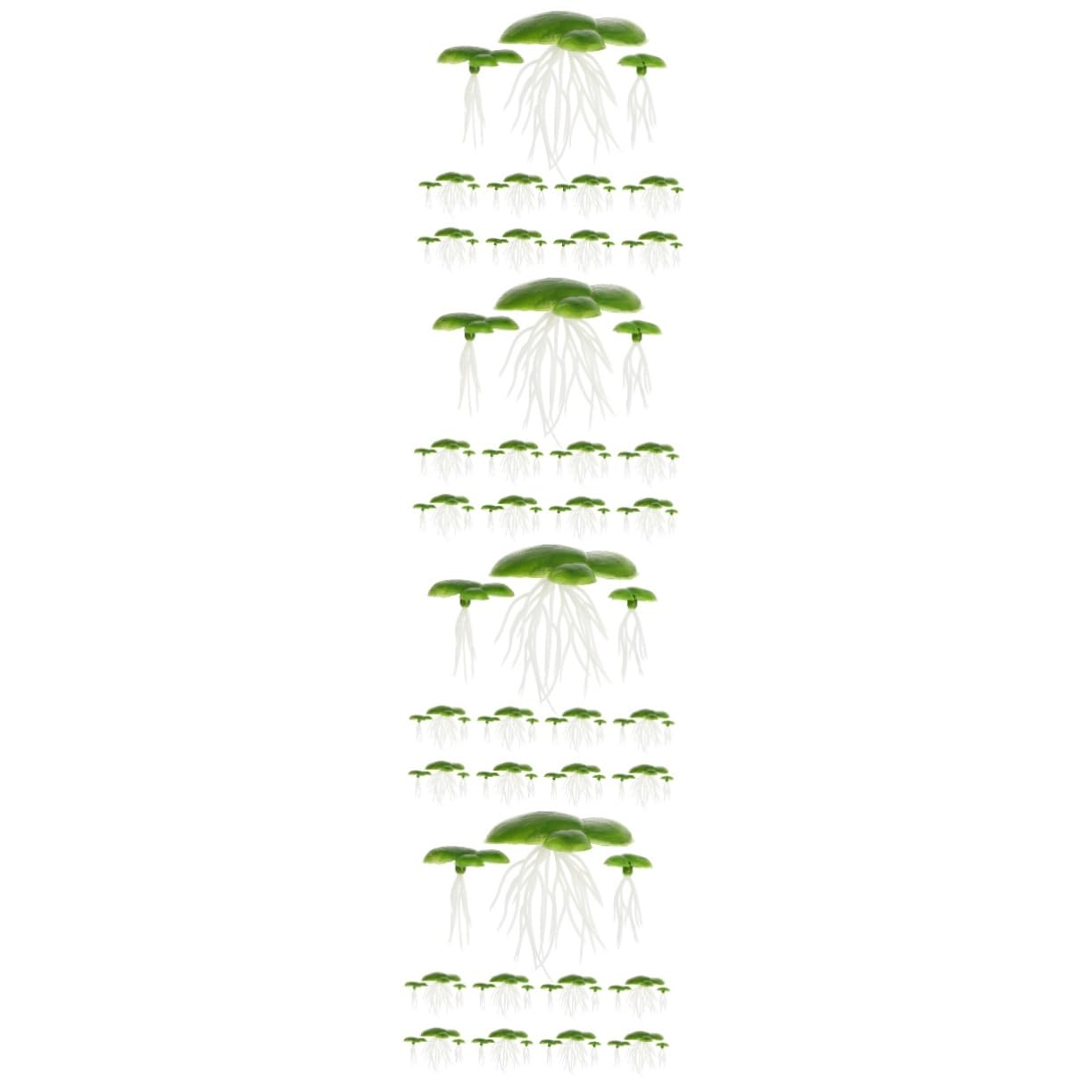 VOSAREA 360pièces Plantes Flottantes Artificielles Pour Aquarium Décorations De Tank Faux Lentilles Eau Effet Naturel Pour Poissons Et Bassins