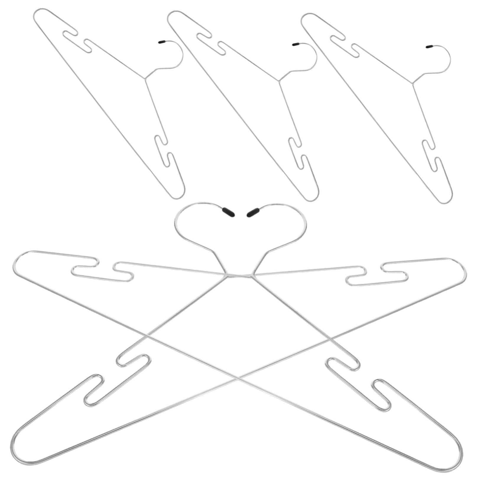 Garneck Shirt Hangers 5pcs Multi-Functional Clothing Hangers for Wardrobe Closet Organizer for Men Women