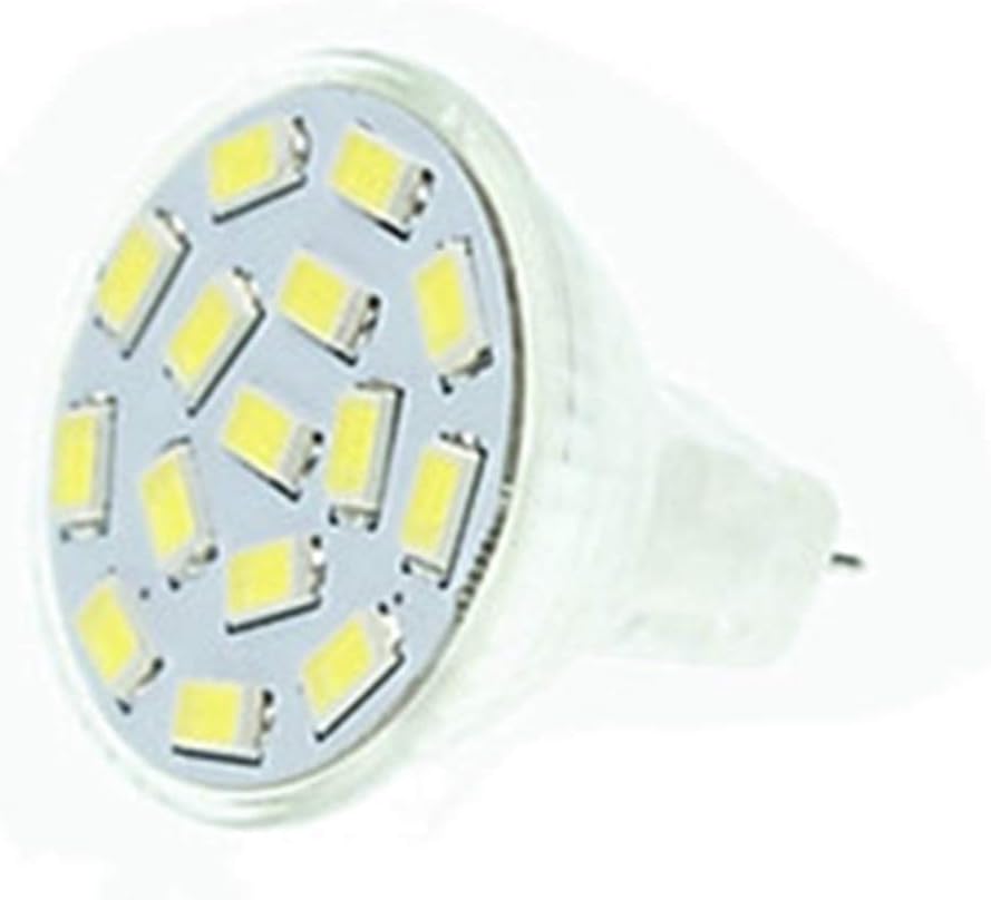MR11 LED Bulbs GU4 LED 4W 15 SMD 5730 260LM Lm Warm White/Cool White Decorative AC 12-24 V 10pcs (Color : Cool White)
