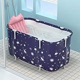 Ganzkörperbadwanne, Faltende Badewanne für Erwachsene mit Praktischer Lagerung, Hoher...