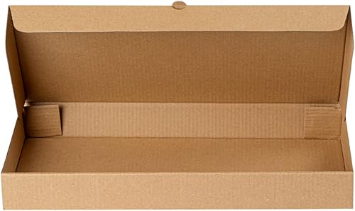 Miniatura 17 de Restaurantware Eco Pie - Cajas de pan plano para llevar de 15 x 7 x 1.5 pulgadas, 50 cajas de pizza corrugada resistentes  Sistema de bloqueo de