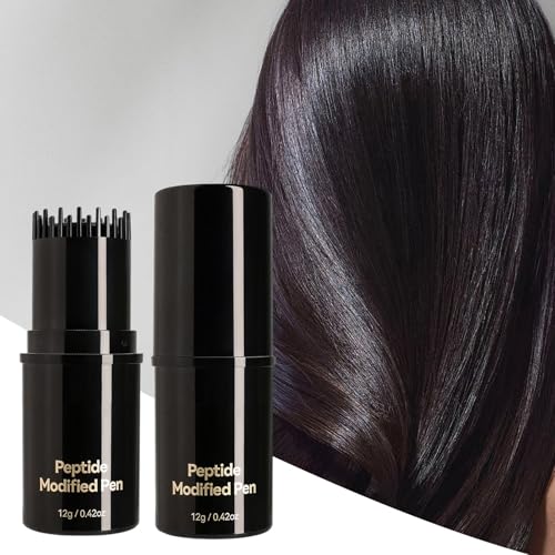 Ruzimiv 白髪染めスティック | インスタント 長持ち アプリケーター | ナチュラル カラー コーム ひげ ヘア ダイ,スタイリング グルーミング ロング ホーム サロン 旅行 誕生日 結婚式 スタイリスト 女性 男性用