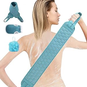 LYDL 3 Pcs Exfoliating Back Scrubber for Shower, Korean Exfoliating Gloves Mitt for Body Exfoliation, Bath Scrub Loofah Sponge, Back Brush Washer Exfoliator for Men and Women(Multicolor) 4 51ZOCu8lnXL. SL500 . SS300