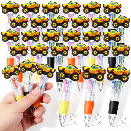 Kosiz 24 Pack Monster Truck Party Favors Pens Construction Party Gifts