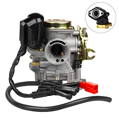 EXLECO 18mm Vergaser Motorräder Vergasaranlagen für Rex RS 400 / RS 450 / RS 460 /GY6 50cc E-Choke/ GY6 60cc