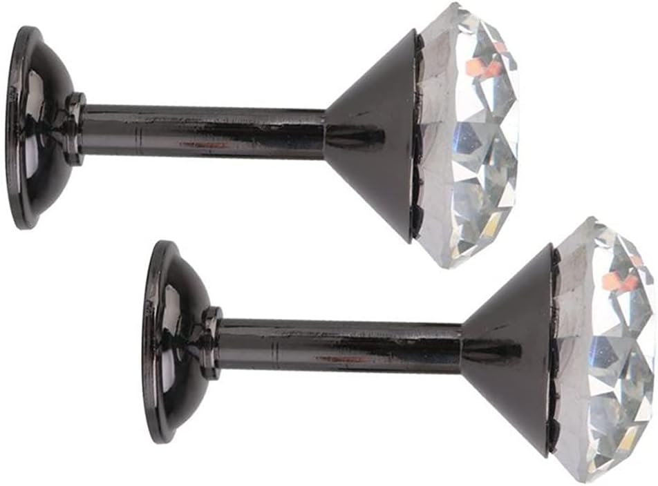 2pcs Diamond Curtain Drapery Tiebacks Door Wall Tassel Hooks Tieback Hook Towel Hanger(E)