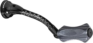 ゴメクサス リールハンドル 軽量化 カーボン製 CraftFin 35 シマノ(SHIMANO) ダイワ (DAIWA) スピニングリール対応 9.4g/11g 25 カルディア FC LT レガリス イグジスト セルテート 月下美人「1000〜2500C」交換 35mm CF/ナイロン複合材料ノブ付き ライトゲーム釣り アジ 水戸口弘樹氏の全面監修