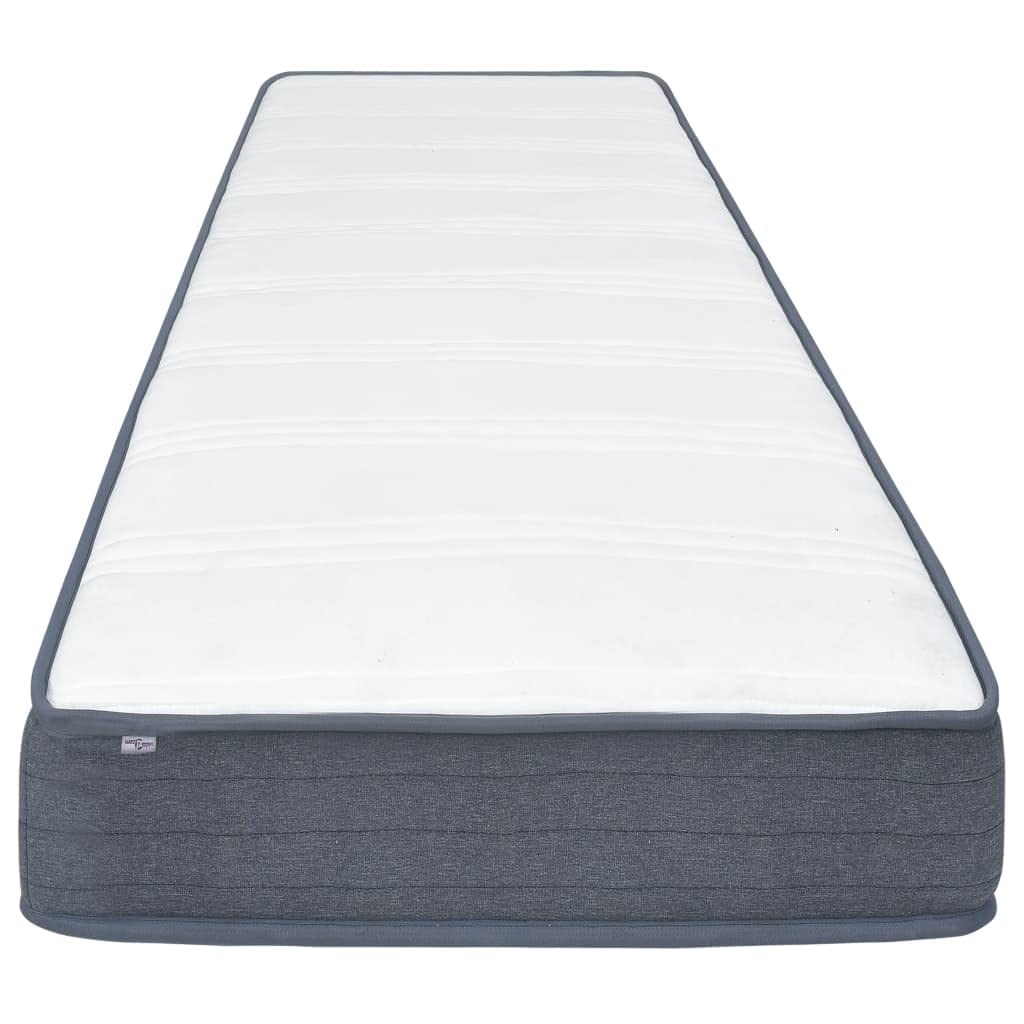vidaXL Boxspringbett Matratze Mittel mit stoßdämpfenden Taschenfederkern Federkernmatratze Boxspringbettmatratze 200x100x20cm 100% Polyester