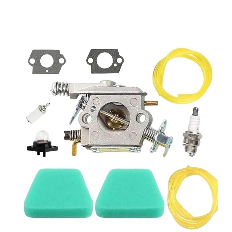 Carburador Motosierra 42cc Motor 2.6 CID / 42CC Carburador WT-891 de Barra de 18 Pulgadas