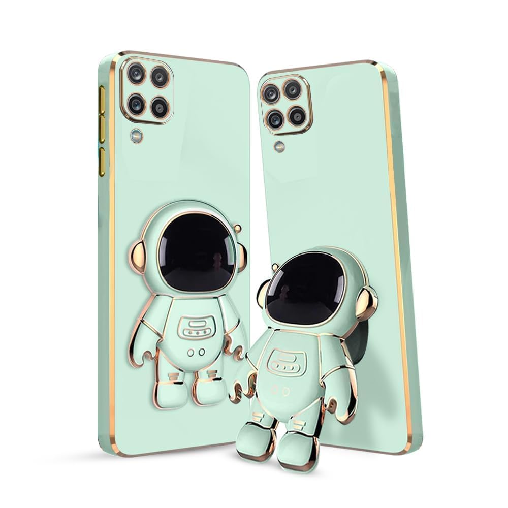 Erams Online for Samsung Galaxy M32 4G / M32 Prime Case Cute 3D Astronaut Stand Design Camera Protection Shockproof Soft Back Cover for Samsung Galaxy M32 4G / M32 Prime (Mint) (B0CXJBMYJF) Amazon Price History, Amazon Price Tracker