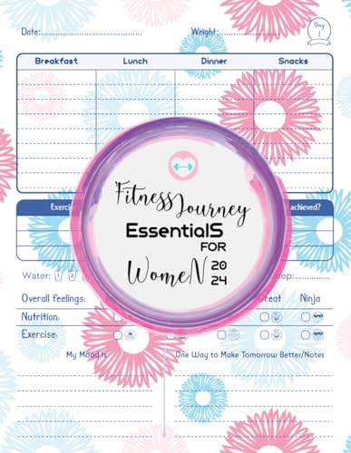Fitness Journey Essentials for Women 2024: A 90-Day Tracking Meal Planning and Exercises image 2