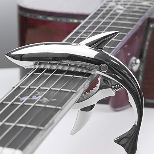 Capodastre Guitare Capo Guitare Acoustique avec 5 Pièces Médiators Capodastre Ukulele, Forme de Requin, Alliage de Zinc… - Les Beatles, Paul McCartney, John Lennon, RIngo Starr, George Harrison Capodastre Guitare Capo Guitare Acoustique avec 5 Pièces Médiators Capodastre Ukulele, Forme de Requin, Alliage de Zinc… – Image 6