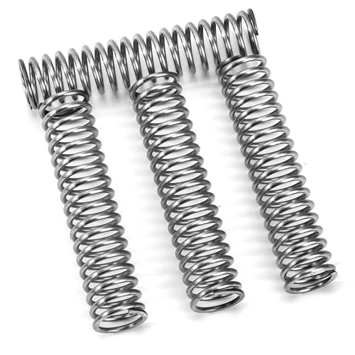 GUNGY Druckfeder Edelstahl Feder Druckfedern 70mm Drahtdurchmesser 1,8mm Außendurchmesser 16mm Länge 70mm Maximale Federkraft 5,6kg 4 Stück