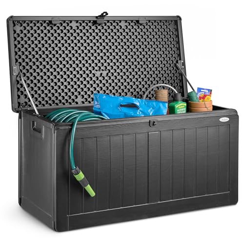 CHRISTOW Waterproof Garden Storage Box, 190L
