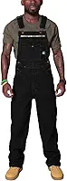 Macacão masculino clássico básico da moda jeans com ajuste relaxado