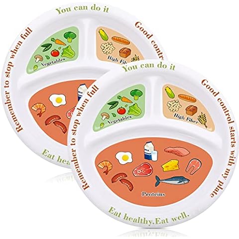 2-Piece Bariatric Portion Control Plates by Eaasty Cover