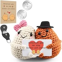 Szhhrxi Par de patatas positivas de bolsillo para parejas,