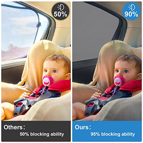 Tallew 5 Packs Car Window Screens Mosquito Net For Camping Breathable Mesh Baby Cover Privacy Blackout Auto Rear Sunshade Protection From Bugs, Uv And Car(Stylish Style) #TOP3