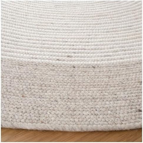 Miniatura 10 de SAFAVIEH Braided Collection BRD904P BRD904P - Alfombra ovalada de lana reversible hecha a mano para entrada, vestíbulo, sala de estar, dormitorio,