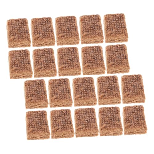 BESPORTBLE Outdoor Fire Starters Ignition Tablets 20pcs Charcoal Lighting Cube for BBQ Grill Campfires BBQ Blocks