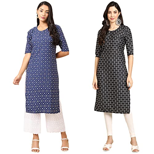 Image of Pinkmint Women's Crepe Regular Kurta